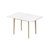 47.2" W X 31.5" D Fold Dining Table