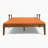 Patio Double Chaise Lounge With Cushion-795042129