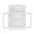 Floor Corner Accent Cabinet With Two Doors And Shelves, Free-standing Corner Storage Cabinets