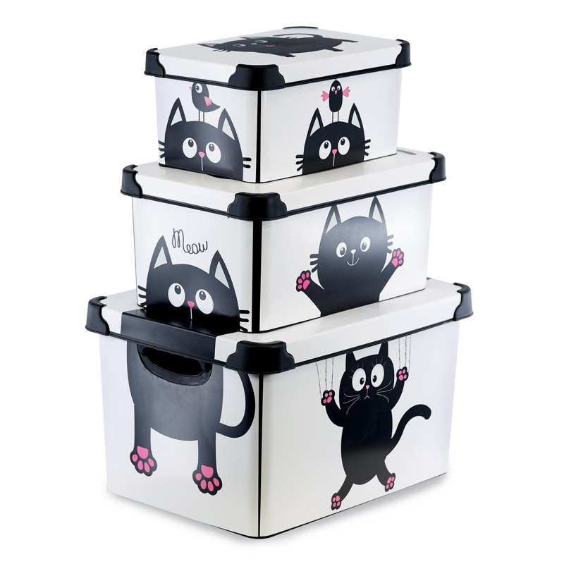 17 Stories Plastic Storage Tub & Tote