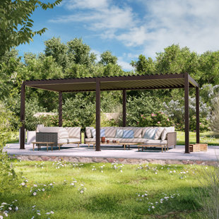 Metal Pergola with Louver