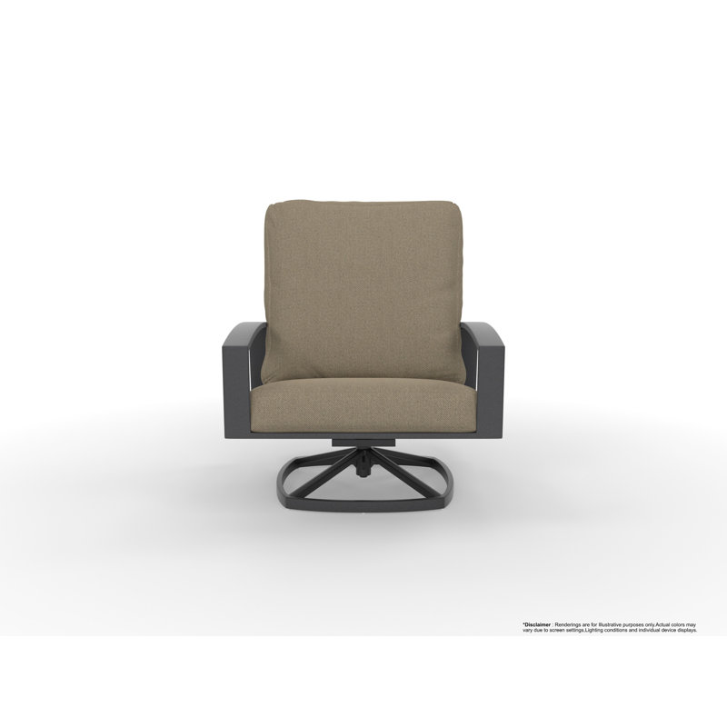 Arc Outdoor Lounge Chair, Harris Stone, Carbon Black
