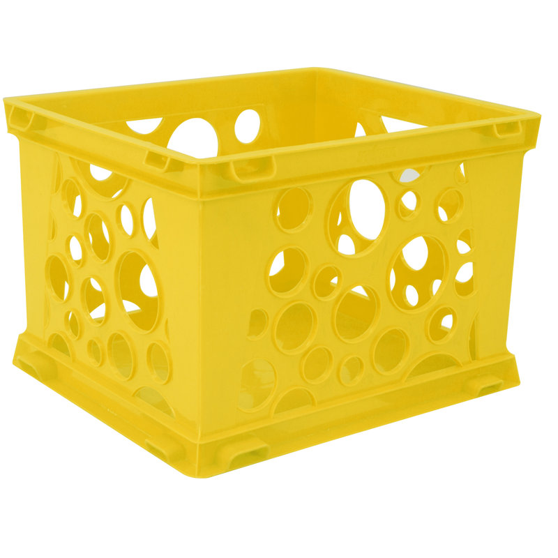 Casier de classe empilable cube Crate, Mauve, H 10,75 po x l 16,5 po x P 13,5 po
