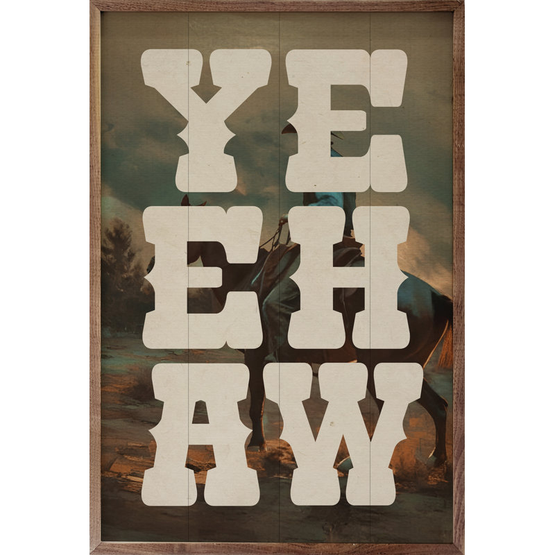 Western Yeehaw, H 16 po x l 10 po
