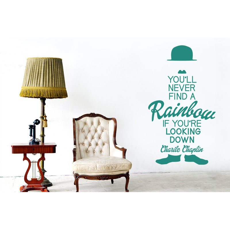 Non-Wall Damaging Wall Decal, Aqua Green