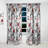 City Velvet Curtain Panel, Paris Eiffel Hearts Blackout Decor - Paris Eiffel Red Hearts I-153747955