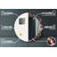 Huldar Glass Flat Wall Mirror