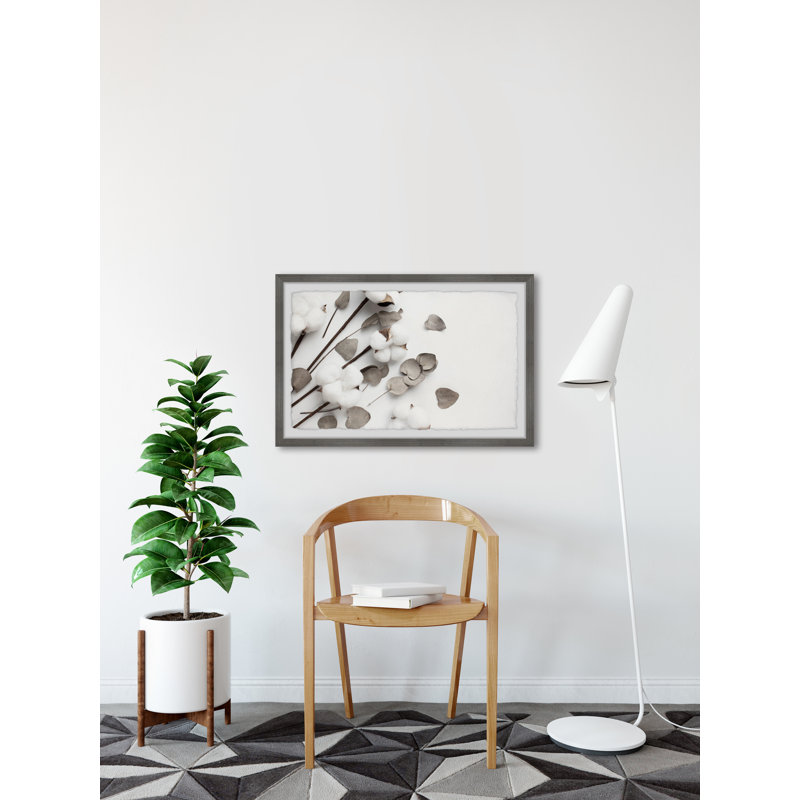 Cotton Blossom - Single Picture Frame Painting, 41 cm H x 61 cm W