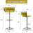 Ginko Modern Adjustable Bar Stools, Swivel Counter Stools with Upholstered Seat, Backrest, Footrest and Metal Frame for Kitchen and Home Bar -879564333-898201623-935555700