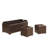 Amiya Faux Leather Ottoman-32454934