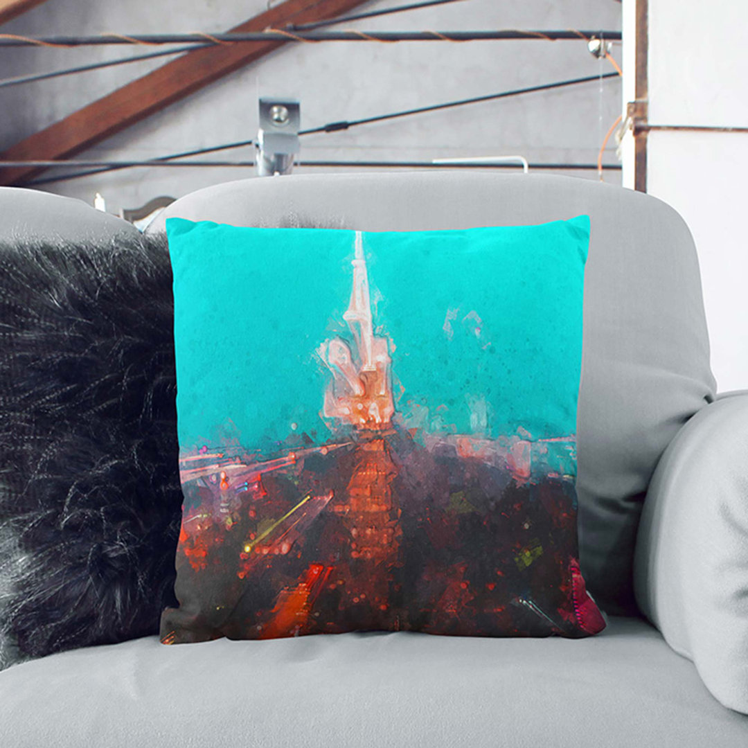 New York the Never-Ending City Cushion with Filling