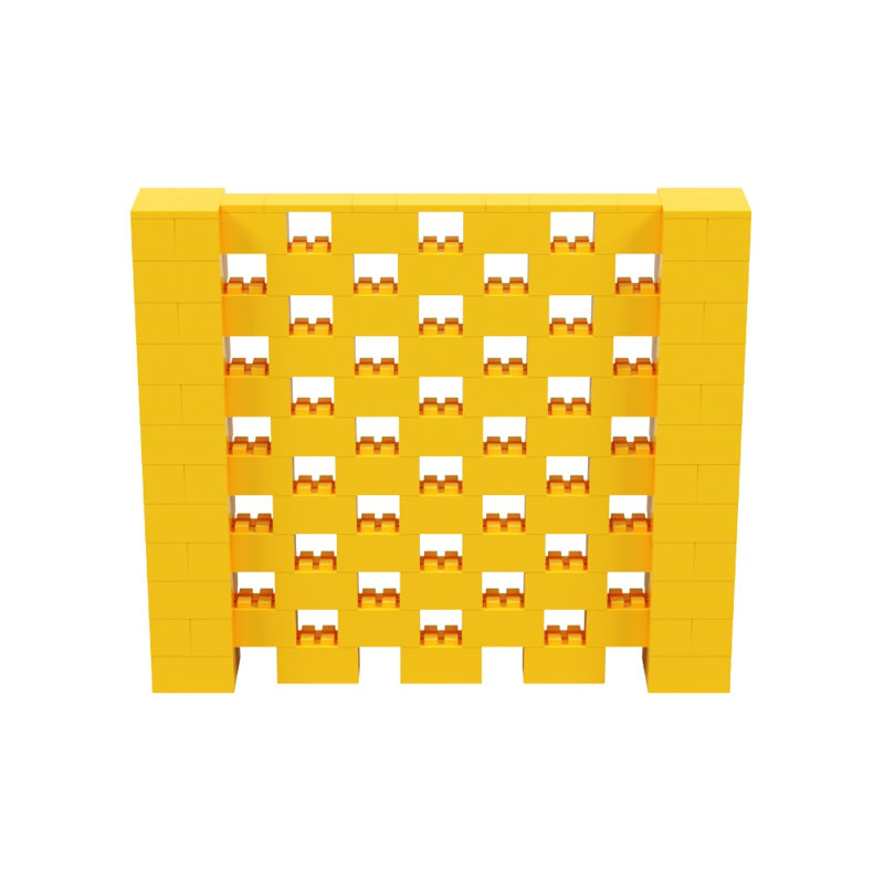 Ensemble mural Everblock, Jaune, H 72 po x l 84 po x P 12 po