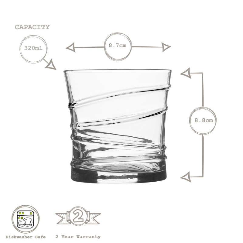 320 ml Whiskey Glass, 6