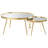 Modern 3-Piece Coffee and End Table Set with Nesting Functionality