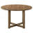 Graham Walnut 5-Piece Round Dining Table Set