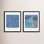 Kess "Adriatique and Corail" 2-Piece Print Set