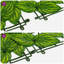 Vidaxl Balcony Screen With Leaves Garden Sunshade Dark Green/Green Multi Sizes-126703777