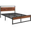 Lit plateforme rustique en métal-1830740972-1788067989