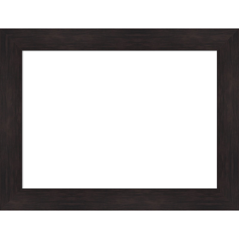 Furniture Espresso Framed Dry Erase Magnetic Board Organization Boards, 26" H x 34" W