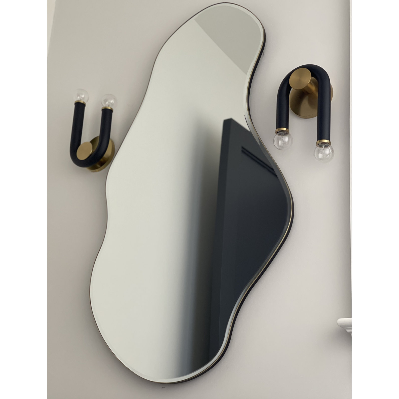 Jeremy 2 Light Dimmable Armed Sconce, Aged Brass