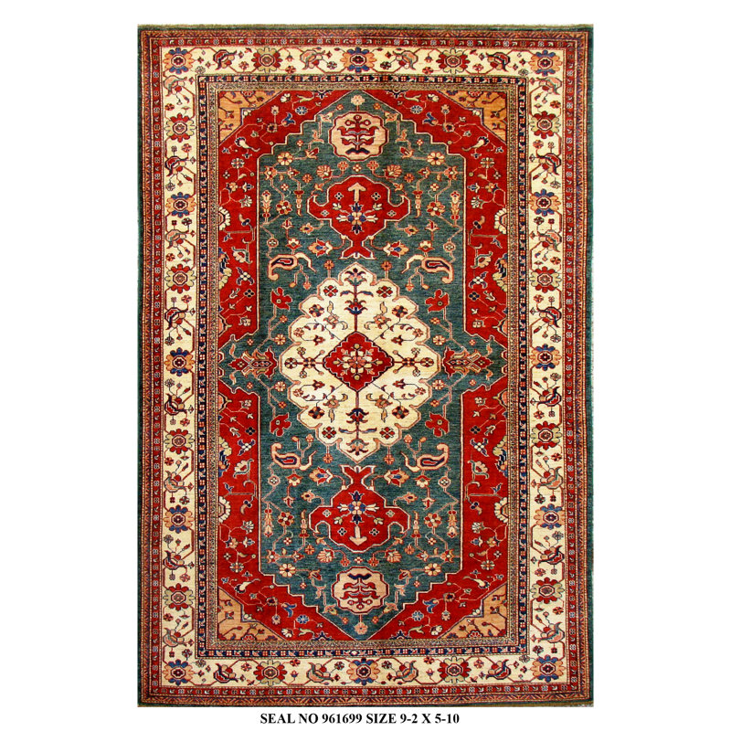Hand Woven Wool Oriental Area Rug