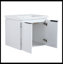 Meuble-lavabo double 59,60 po avec plateau Annalynn