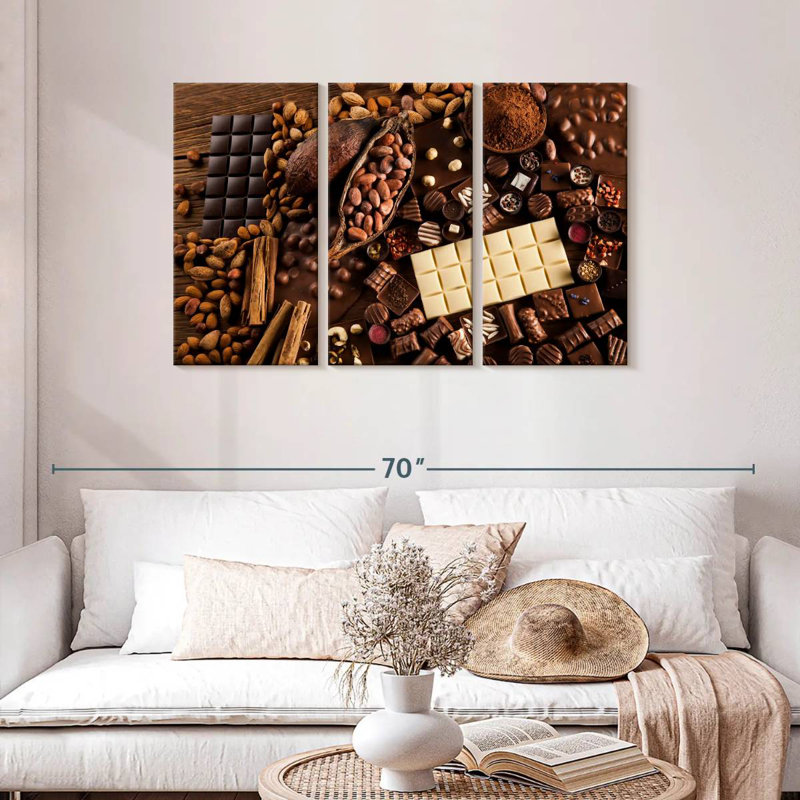 Yarlin Chocolate Bliss, 28" H x 45" W