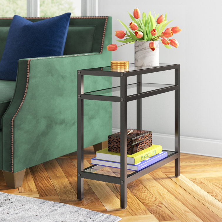 Ceno Glass Top End Table