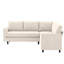 83.5" Sectional Corner Sofa With Armrest Black Legs Seater For 5-109867530