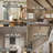 48" Dimmable Round Glass Shade Chandelier-111203649