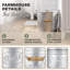 Poubelle galvanisée rustique 2 gallons-72548505