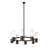 Farmington 8 - Light Dimmable Wagon Wheel Chandelier