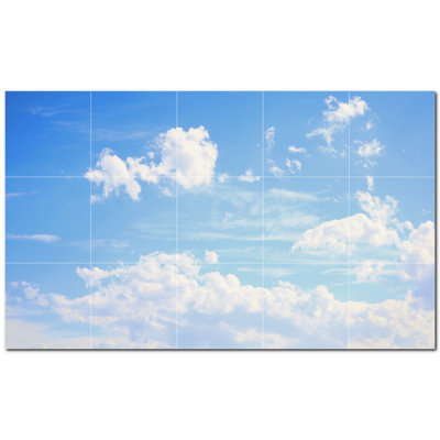 Photo de nuages 4,25 x 4,25