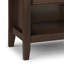 Amherst - Table de chevet - Brun naturel vieilli-403893511