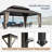Hardtop Double-Roofed Aluminum Patio Gazebo-113113853