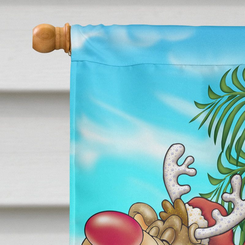 Drapeau de jardin Dorthe Beach Christmas, H 28 po x l 40 po