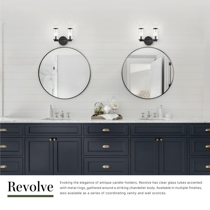 Revolve 2 - Light Vanity Light, Urban Bronze