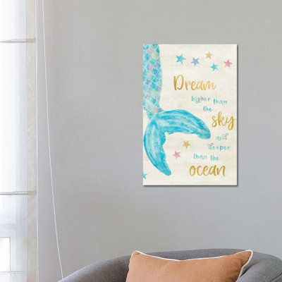 Mermaid Dream by Natalie Carpentieri - Wrapped Canvas Painting
