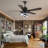 Eustolio 52'' DIY Shade Reversible Caged Ceiling Fan with Dimmable LED Light and Remote-1423393915