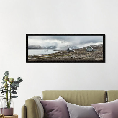 Raw And Deserted 1 Piece Panoramic Wall Art on Canvas
