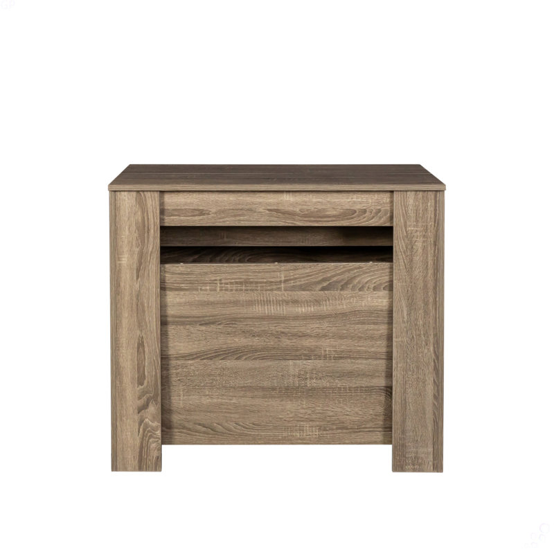 Multifunctional Extendable Console Table, Brown