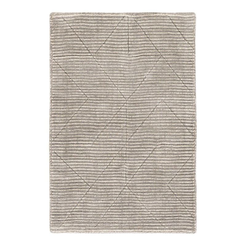 Cyndle Hand-Tufted Wool Geometric Area Rug, Rectangle 2' x 3'1"