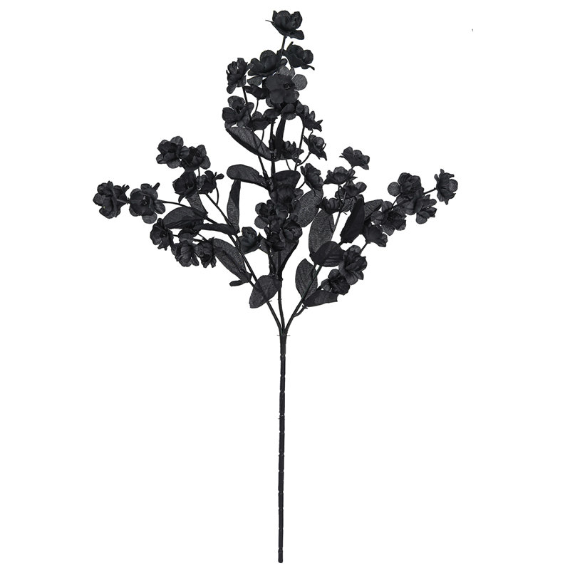 Tige de fleur artificielle Gipsophila, Noir, noir, noir, noir