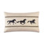 Equestrian Linen Lumbar Pillow Cover & Insert