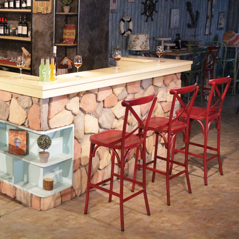 Ellard Counter Stool, Red