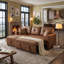 71 " Faux Leather L-Shaped Sectional