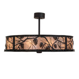 Whispering Pines Downrod Ceiling Fan