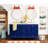 Selma 60'' Double Bathroom Vanity with Engineered Marble Top-63244563