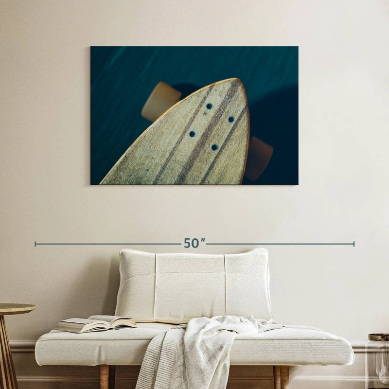 Senne Textured Skateboard Deck, 26" H x 39" W