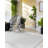 Rectangle Corderra Damask Machine Woven Polypropylene Plastic Indoor / Outdoor Area Rug in Ivory-98116336